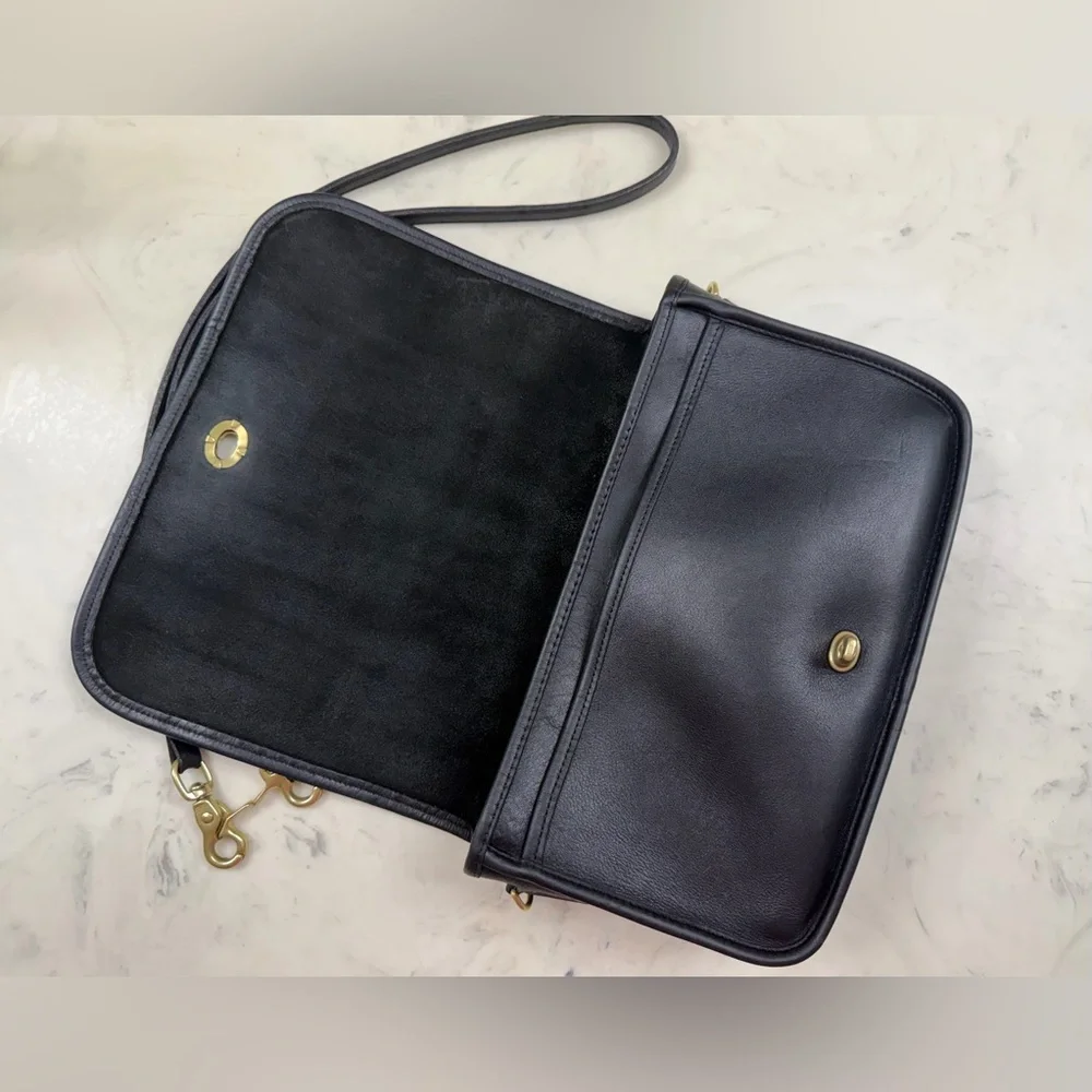 Vintage Coach Convertible Clutch style102 Turnlock Crossbody - Made in USA - Picture 2 of 12